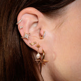 Scream-Pretty-Starburst-Star-Small-Single-Cubic-Zirconia-Clear-Diamond-Stone-Star-Ear-Cuff-Evening-Jewellery-Demifine-Statement-Sparkle-Cool-Minimal