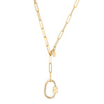 Scream-Pretty-Sterling-Silver-Gold-Plated-Long-Link-Chaina-nd-Oval-Carabiner-Necklace-Statement-layering-cool-personalised-charm-pendant