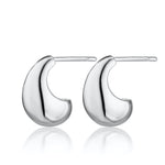Scream-Pretty-chunky-teardrop-stud-earrings-in-silver-statement-studs-bubble-balenciaga-cool-minimal-contemporary-oversized-demifine-demi-fine-jewellery-ear-stack-essential-stacking