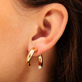 Scream-Pretty-gold-split-hoop-stud-earrings-with-clear-stones-siamond-cubic-zirconia-chunky-statement-ear-stack-stacking-sculptural-cool-minimal-jewellery-demifine
