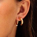 Scream-Pretty-gold-split-hoop-stud-earrings-with-clear-stones-siamond-cubic-zirconia-chunky-statement-ear-stack-stacking-sculptural-cool-minimal-jewellery-demifine