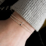 Zodi Silver White Diamond Bracelet