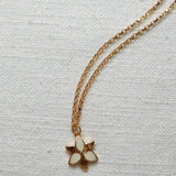 Squeeze-Jewellery-London-Tiny-Ghost-Chunky-Chain-Flower-Pendant-Lily-Necklace-GOld-Silver-Vanilla-Cream-Statement-Cool-Cute-Jewellery