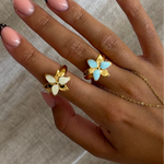 Squeeze-Jewellery-Stargazer-Flower-Ring-Gold-Silver-Blue-Vanilla-Cream-Oriental-Lily-Statement-Cocktail-Ring-Cute-Jewellery
