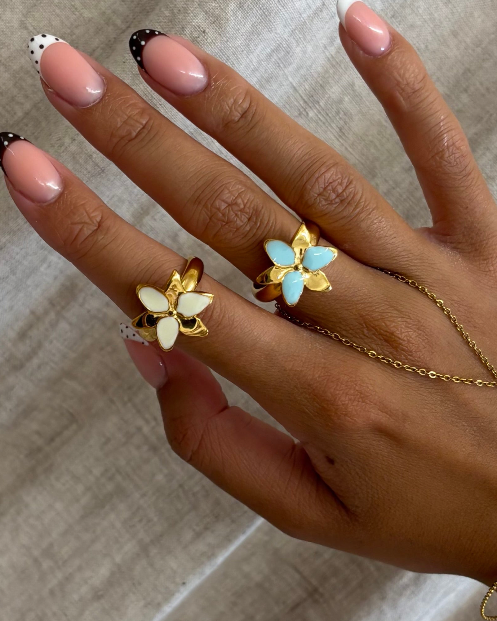Squeeze-Jewellery-Stargazer-Flower-Ring-Gold-Silver-Blue-Vanilla-Cream-Oriental-Lily-Statement-Cocktail-Ring-Cute-Jewellery