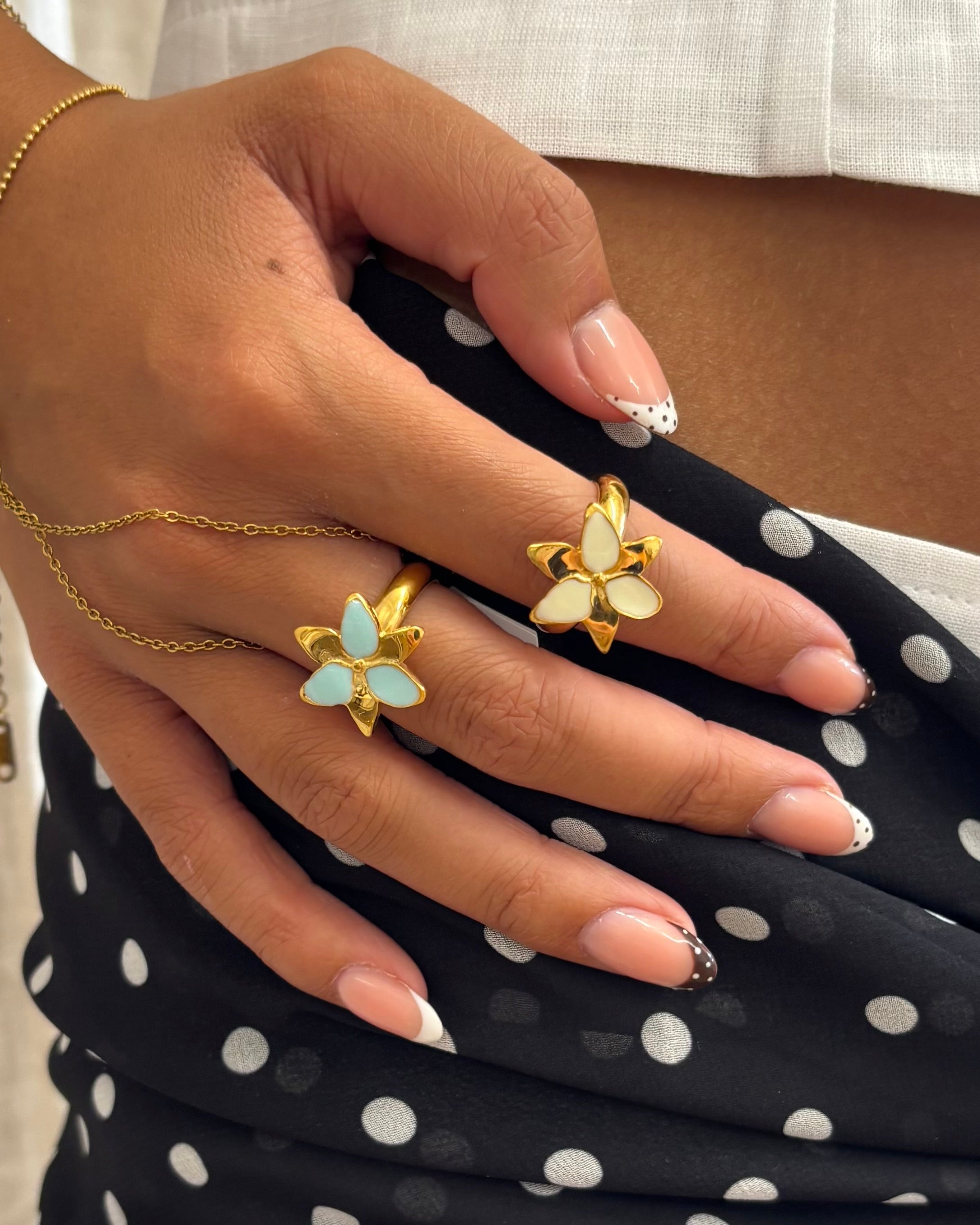Squeeze-Jewellery-Stargazer-Flower-Ring-Gold-Silver-Sky-Blue-Vanilla-Cream-Oriental-Lily-Statement-Cocktail-Ring-Cute-Jewellery