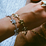 Squeeze-London-Rosella-Dream-Flower-Charm-Bracelet-Gold-Vermeil-Sterling-Silver