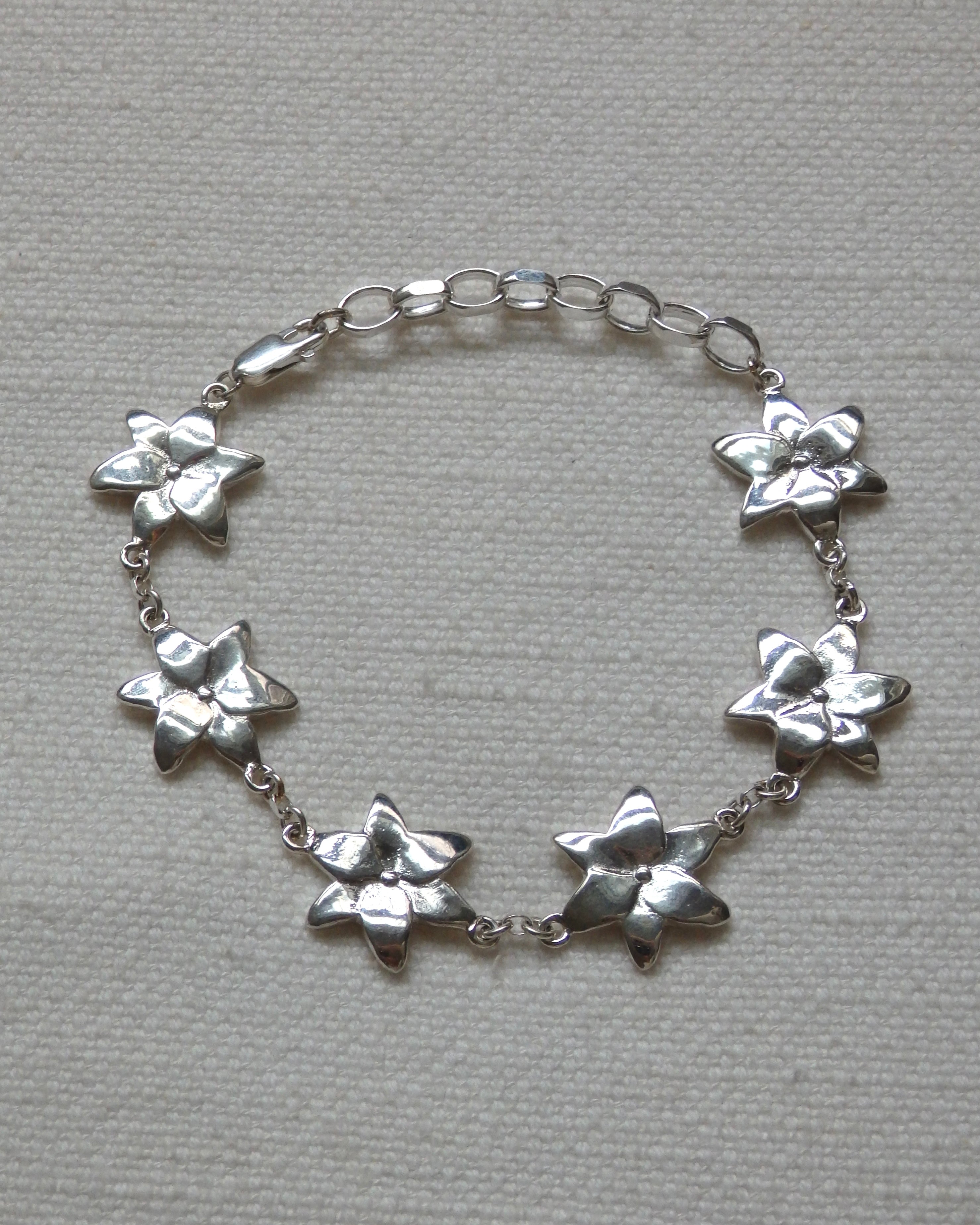 Squeeze-London-Rosella-Dream-Flower-Charm-Bracelet-Gold-Vermeil-Sterling-Silver