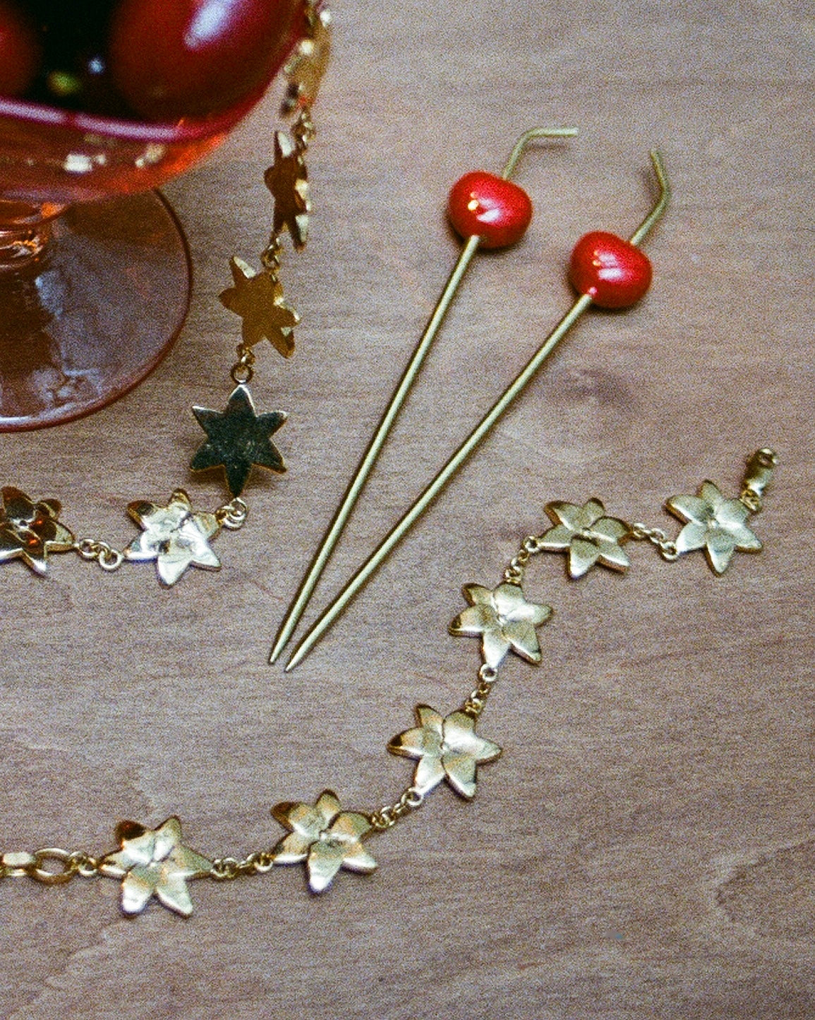 Squeeze-London-Rosella-Dream-Flower-Charm-Bracelet-Gold-Vermeil-Sterling-Silver