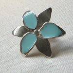 Squeeze-London-Sterling-Silver-Sky-Blue-Enamel-Oversized-Cocktail-Statement-Flower-Ring-Little-Kiss