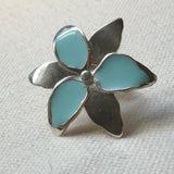 Squeeze-London-Sterling-Silver-Sky-Blue-Enamel-Oversized-Cocktail-Statement-Flower-Ring-Little-Kiss