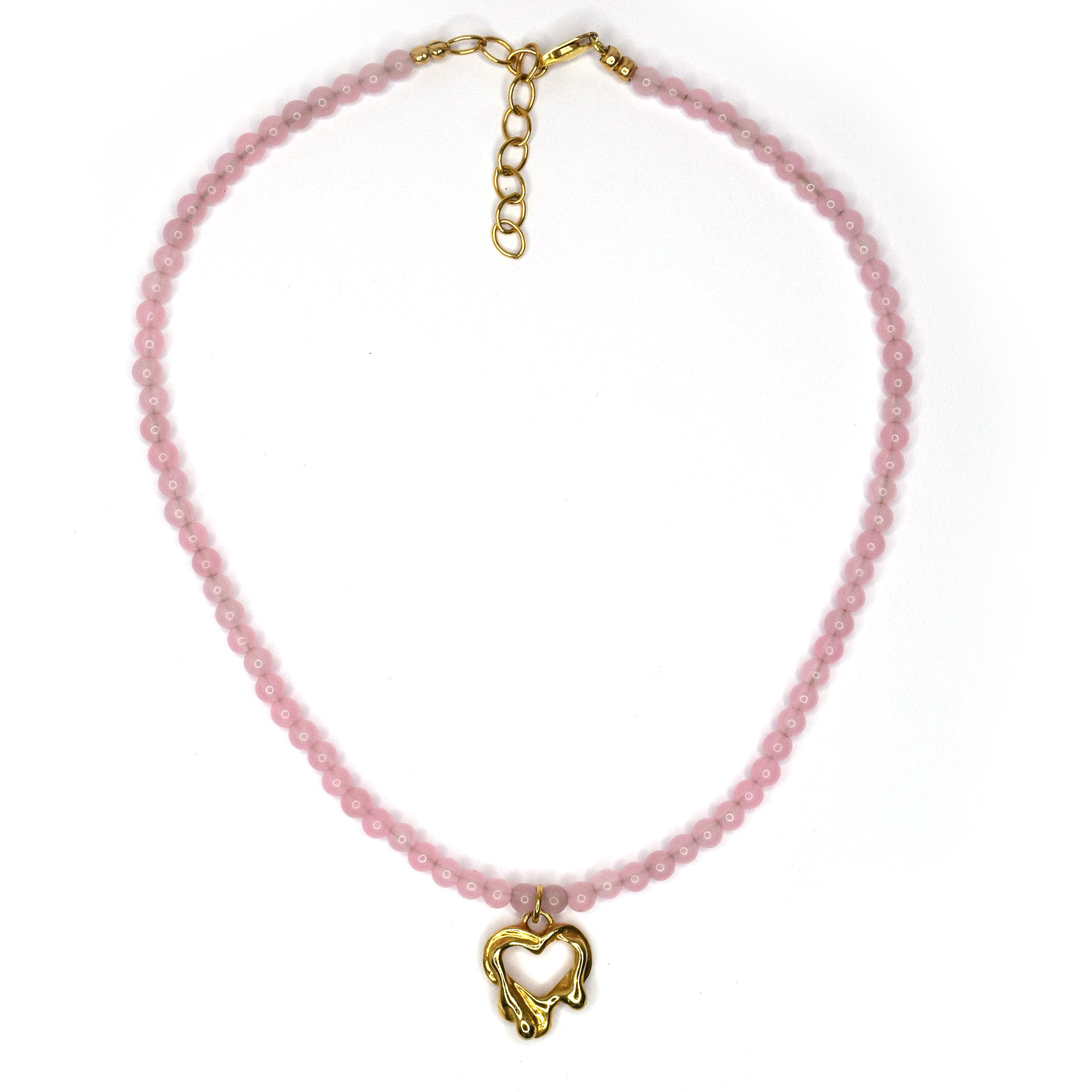 Tilly-Sudbsury-Sad-Girl-Beads-Beaded-Molten-melting-Heart-Pendant-Necklace-Green-sterling-Silver-lilac-pink-gold-vermeil