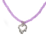Tilly-Sudbsury-Sad-Girl-Beads-Beaded-Molten-melting-Heart-Pendant-Necklace--sterling-Silver-lilac