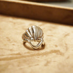 Tilly-Sudsbury-Clam-Shell-Ring-Chunky-Jewellery-Statement-Rings-Unique-Sterling-Silver-Gold-Vermeil-Coastal-Mediterrean-Cocktail-Holiday-Jewellery