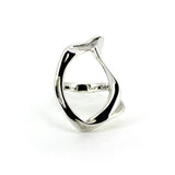 Tilly-Sudsbury-Open-Shell-Sterling-Silver-Ring-Fluid--Curved-Statement-