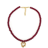 Tilly-Sudsbury-Sad-Girl-Beads-Cherry-Red-Beaded-Necklace-Heart-Pendant-Gold-Vermeil