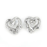Tilly-Sudsbury-Sad-Girl-Studs-Molten-Heart-Earrings-Sterling-Silver