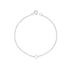 Tory-Long-Hoop-Circle-Pendant-Chain-Bracelet-Sterling-Silver-Chain