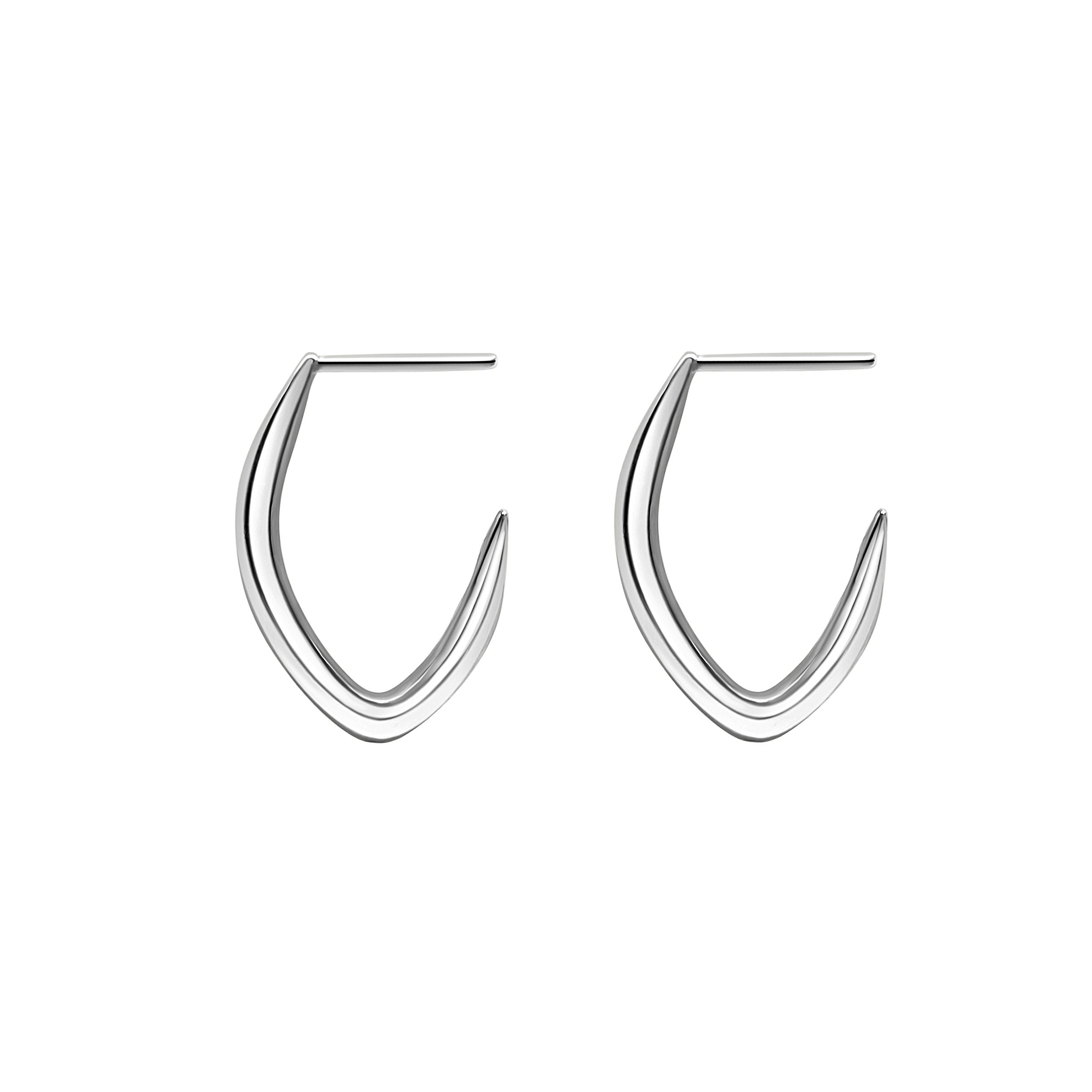 Tory-Long-Sterling-Silver-Curve-Spike-Oval-Hoop-Earrings-Hoops-Sleek-Minimal-Stacking