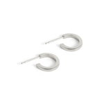 Uniform-Jewellery-Crux-Chunky-Sterling-Silver-Mini-Huggie-Hoops-Bold-Square-Minimal-Earrings