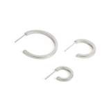 Uniform-Jewellery-Crux-Chunky-Sterling-Silver-Mini-Huggie-Hoops-Bold-Square-Minimal-Earrings