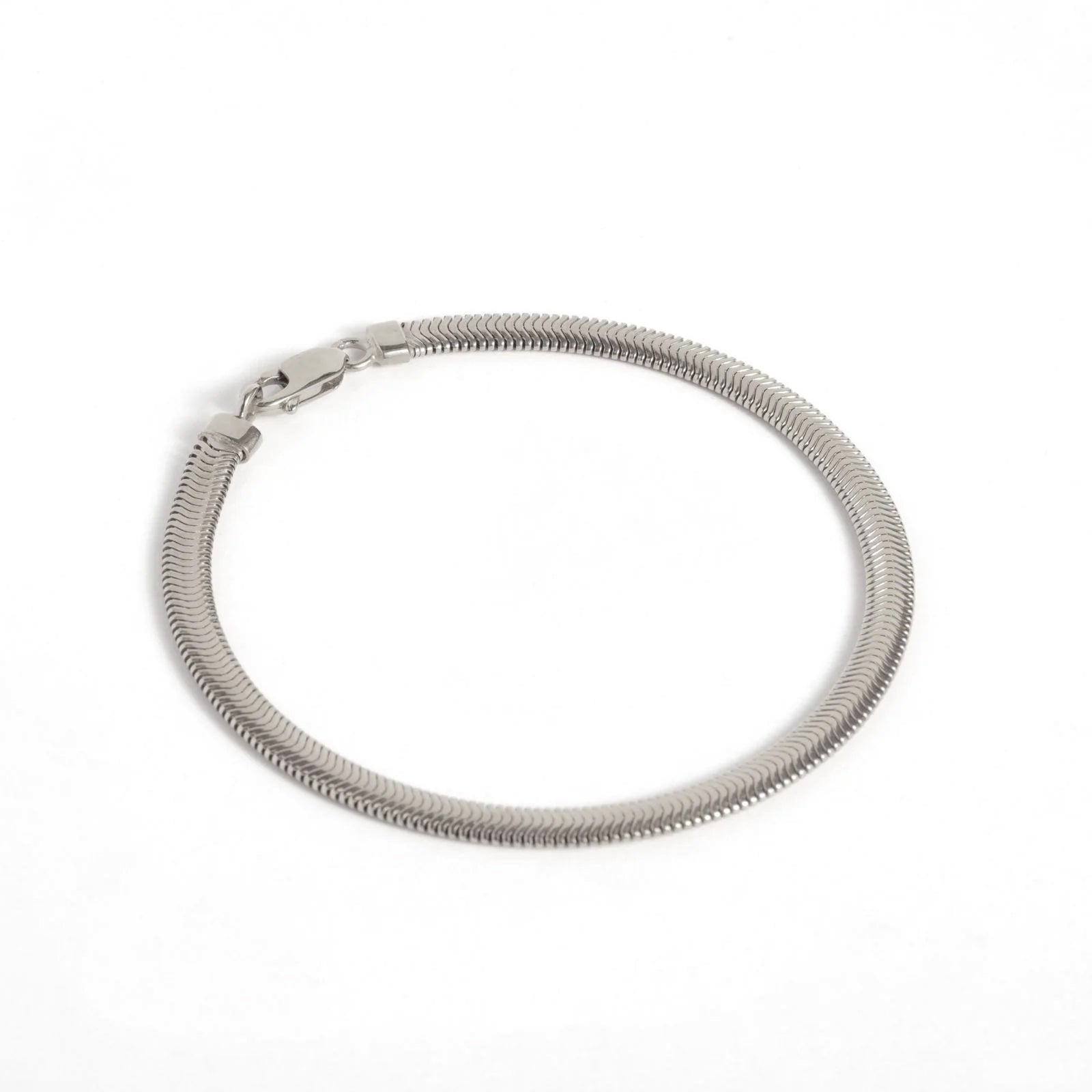 Uniform-Jewellery-Crux-Sterling-Silver-Chunky-Sleek-Minimal-Snake-Chain-Bracelet