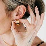Uniform-Jewellery-Dee-Oversized-Statement-Gold Hoops-Chunky-Sleek-Hoop-Earrings-Vermeil