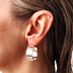 Uniform-Jewellery-Dee-Sterling-Silver-Sleek-Oversized-Chunky-Minimal-Hoops-Hoop-Earrings