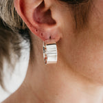 Uniform-Jewellery-Dee-Sterling-Silver-Sleek-Oversized-Chunky-Minimal-Hoops-Hoop-Earrings