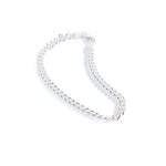 Uniform-chunky-curb-chain-sterling-silver-bracelet-unisex-everyday
