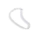 Uniform-chunky-curb-chain-sterling-silver-bracelet-unisex-everyday