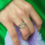 Kaleidoscope Lucky Charm Signet Ring