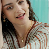 Retro Multi-Charm Chunky Chain Necklace