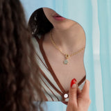 Retro Multi-Charm Chunky Chain Necklace