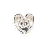 'A Good Listener' Large Heart Ring