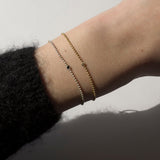 Zodi Silver Black Diamond Bracelet