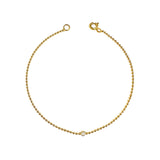 Zodi Gold White Diamond Bracelet