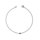 Zodi Silver Black Diamond Bracelet