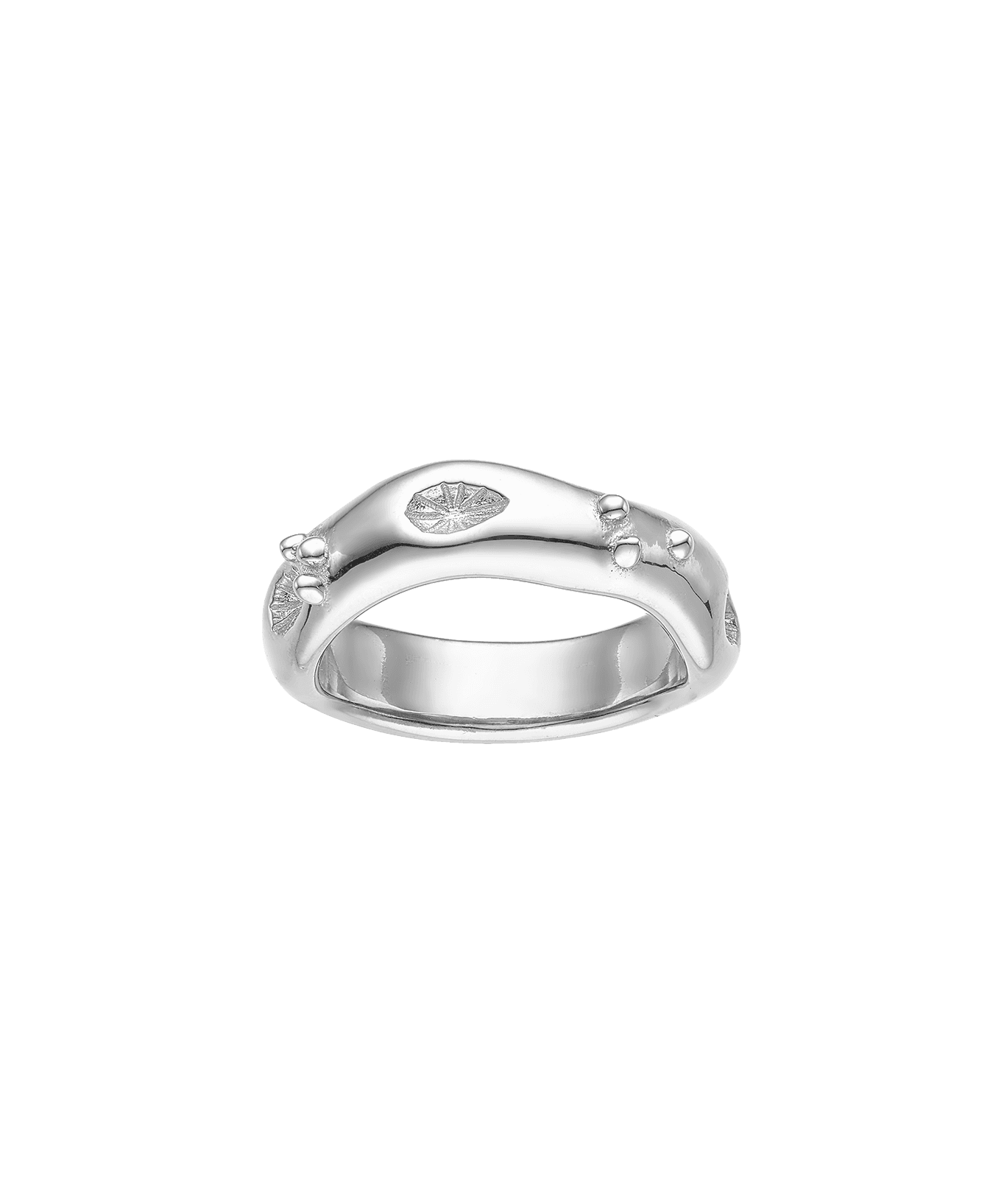 Feggeri-Ahinos-Organic-Ring-Stacking-Textured-Band-Sterling-Silver