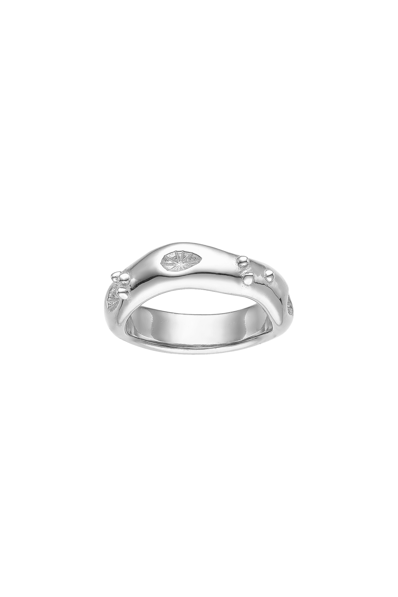 Feggeri-Ahinos-Organic-Ring-Stacking-Textured-Band-Sterling-Silver