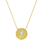 Feggeri-Ahinos-Topaz-Blue-Gemstone-Circle-Chunky-Pendant-Textured-Chain-Necklace-Gold-Vermeil