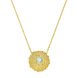 Feggeri-Ahinos-Topaz-Blue-Gemstone-Circle-Chunky-Pendant-Textured-Chain-Necklace-Gold-Vermeil