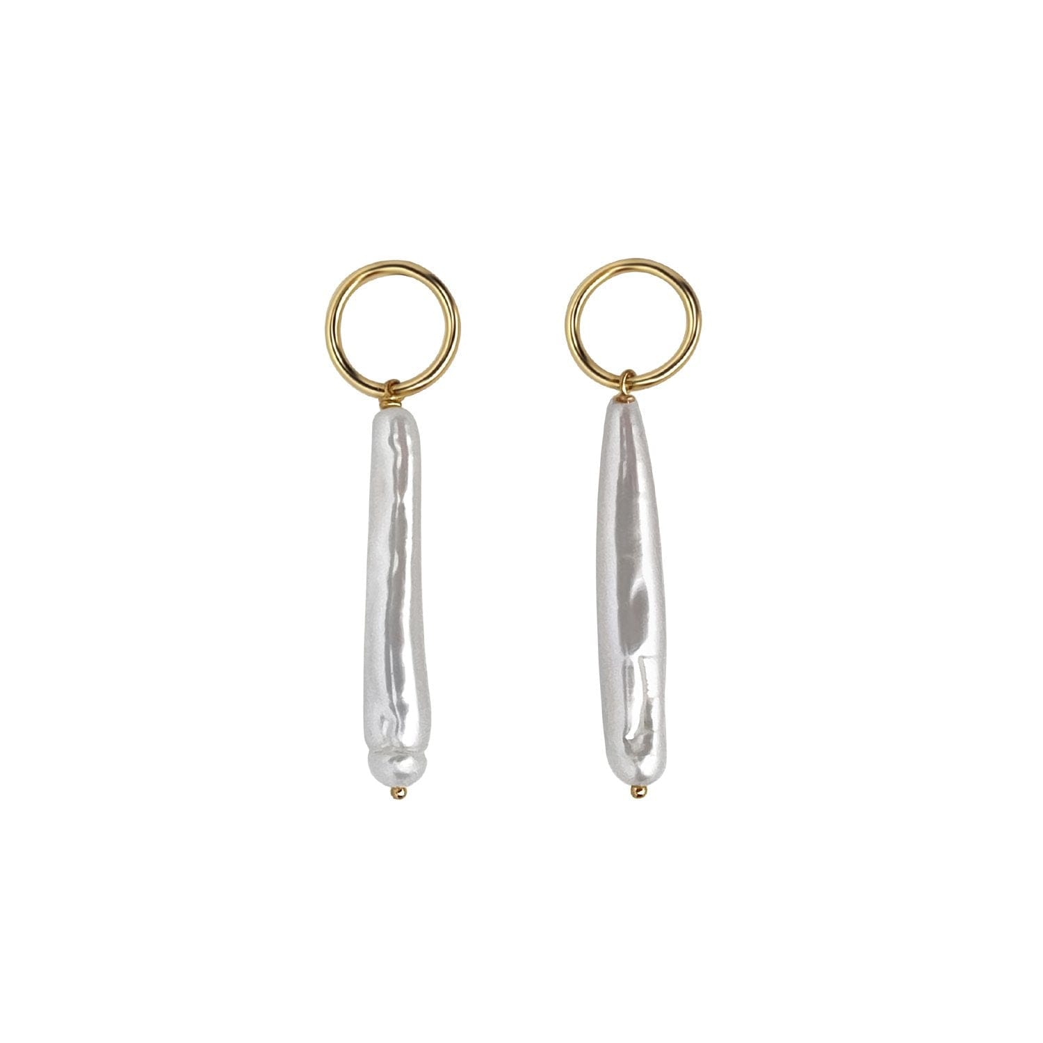 Amara Freshwater Pearl Earrings - Golden