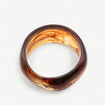 Amber Drift Bangle - Golden