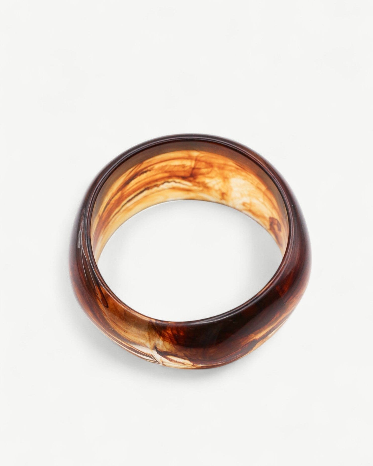 Amber Drift Bangle - Golden