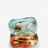 Amber Drift Bangle - Golden