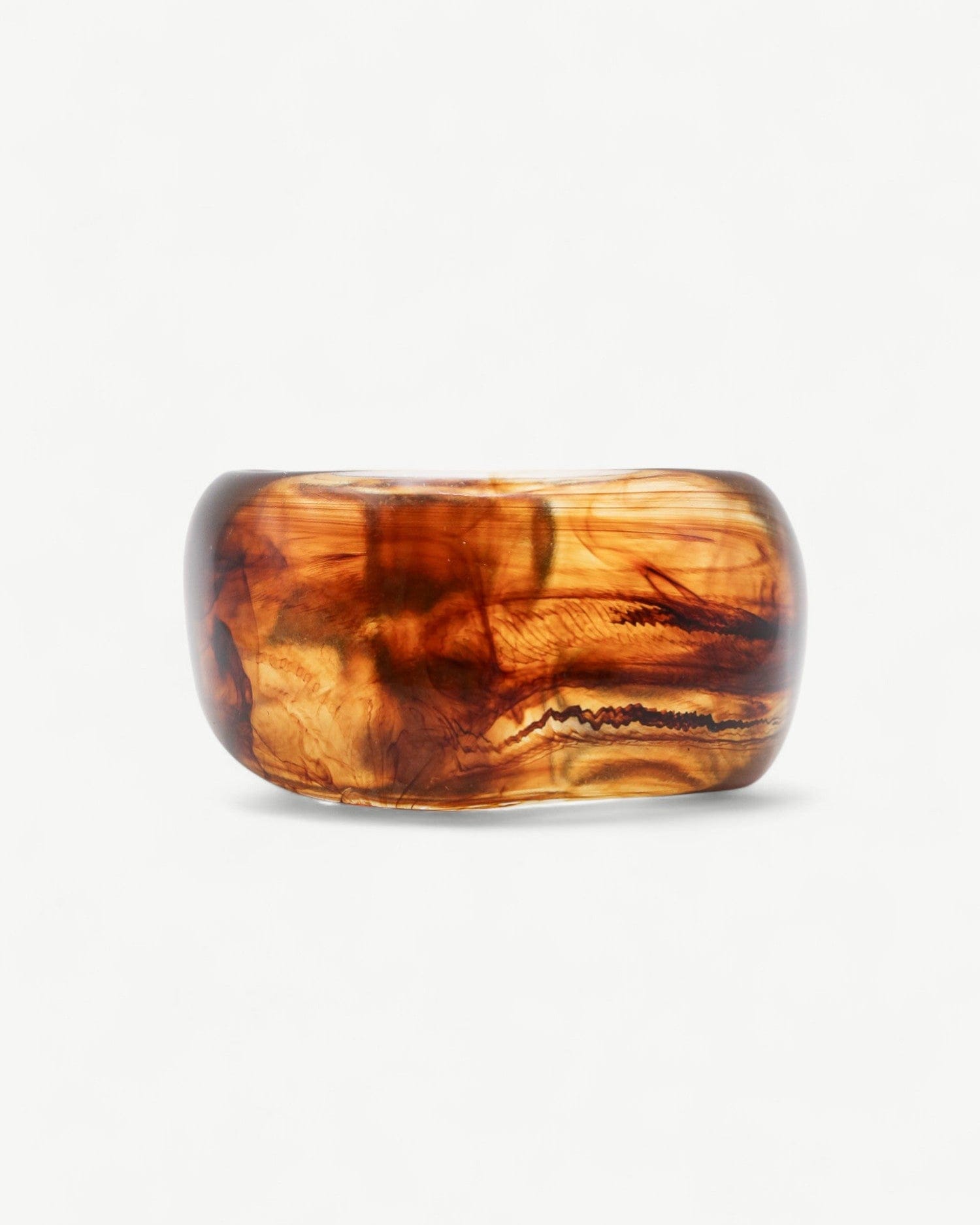 Amber Drift Bangle - Golden
