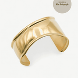 Arc Cuff Bangle - Golden