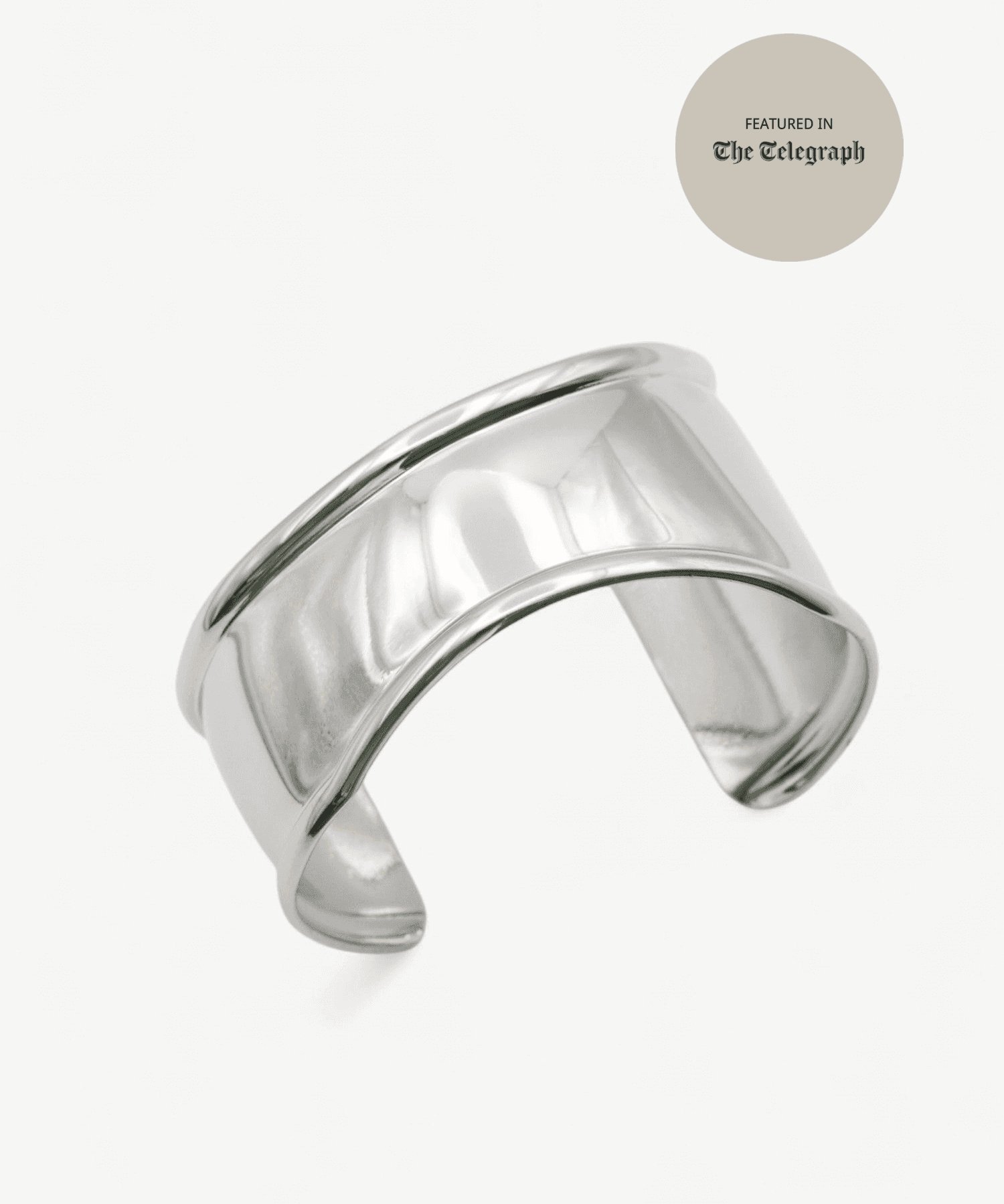 Arc Cuff Bangle - Golden