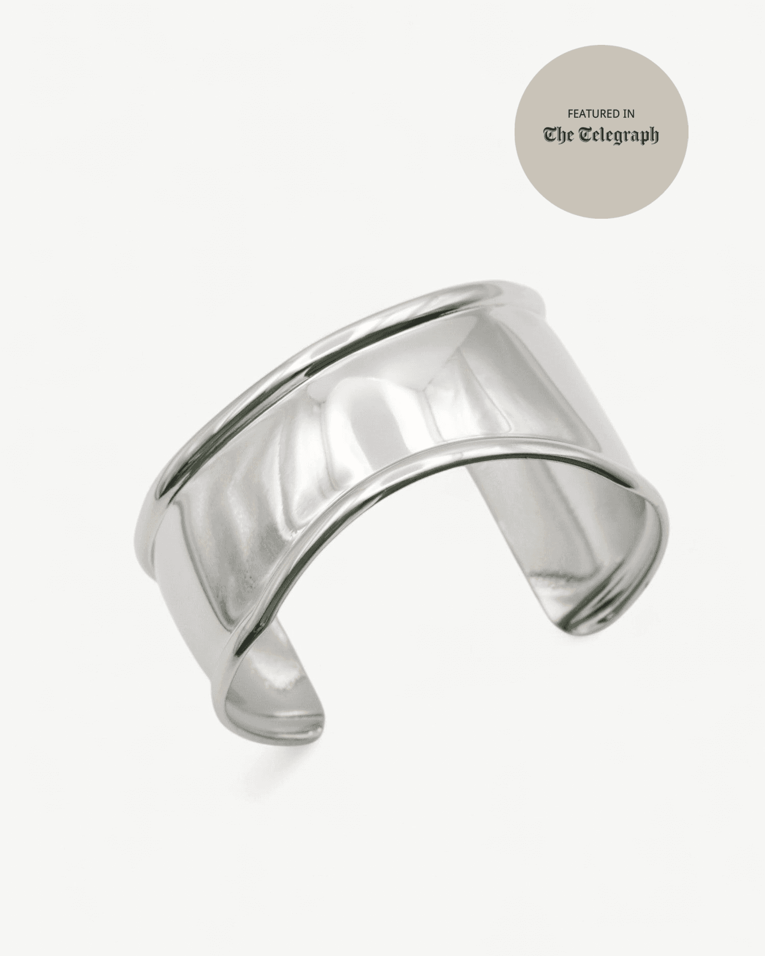 Arc Cuff Bangle - Golden